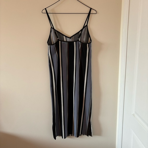 NWOT MISSGUIDED Strappy Striped Midi Dress - Picture 2 of 5